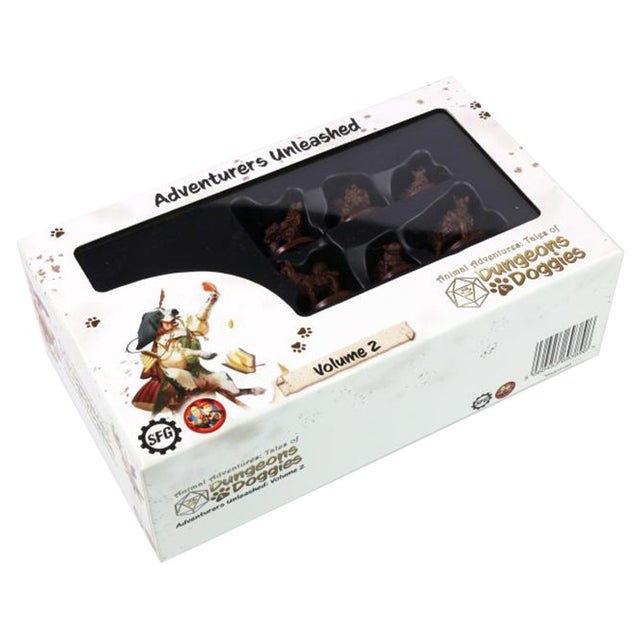 Adventures & Academia RPG Miniature Set - 6 Preassembled PVC Figures For D&D, Tabletop Gaming